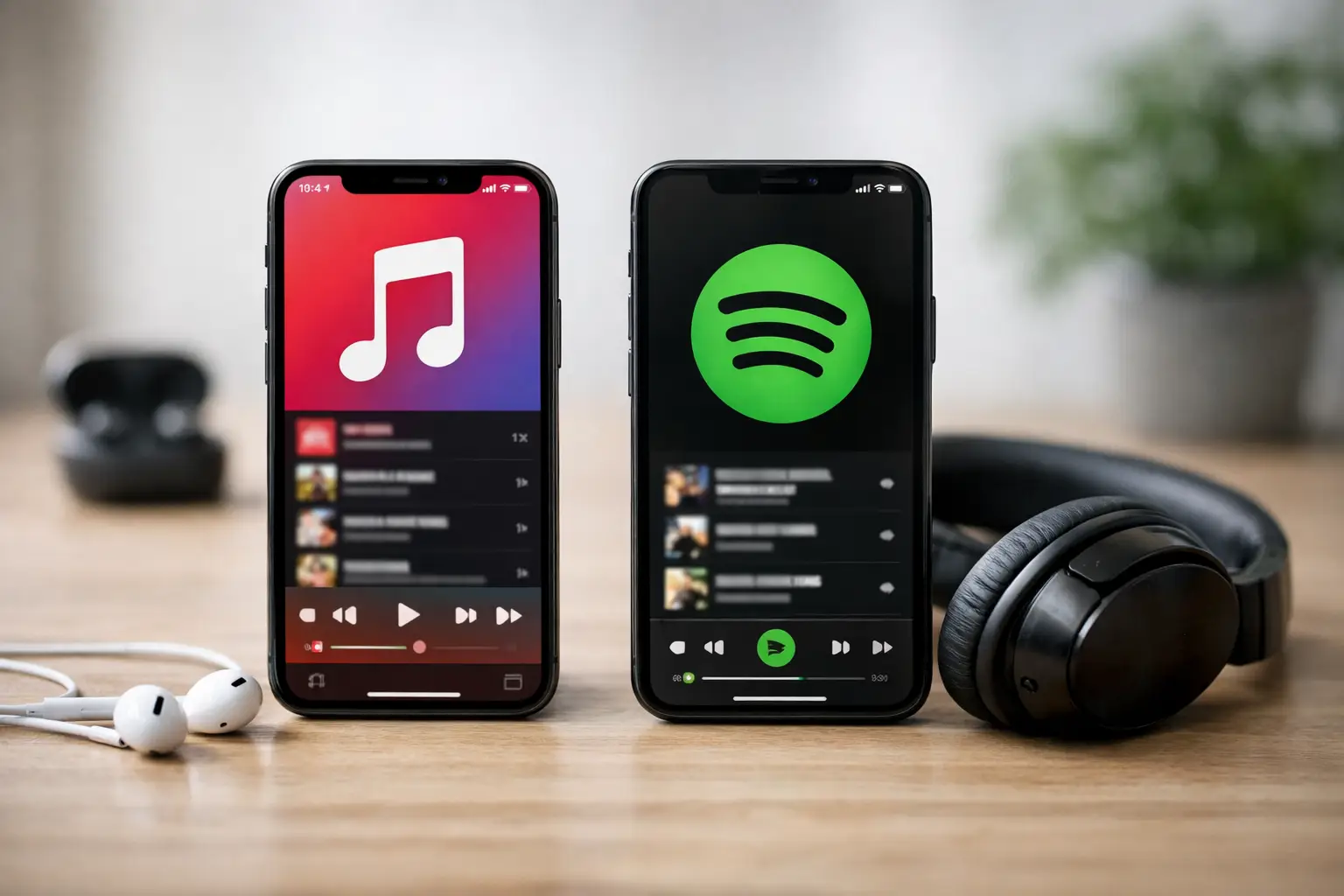 Apple Music vs Spotify Playlists