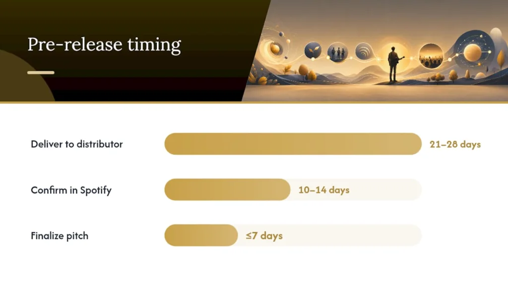 Timing and Delivery Checklist Before You Hit Submit — overview diagram
