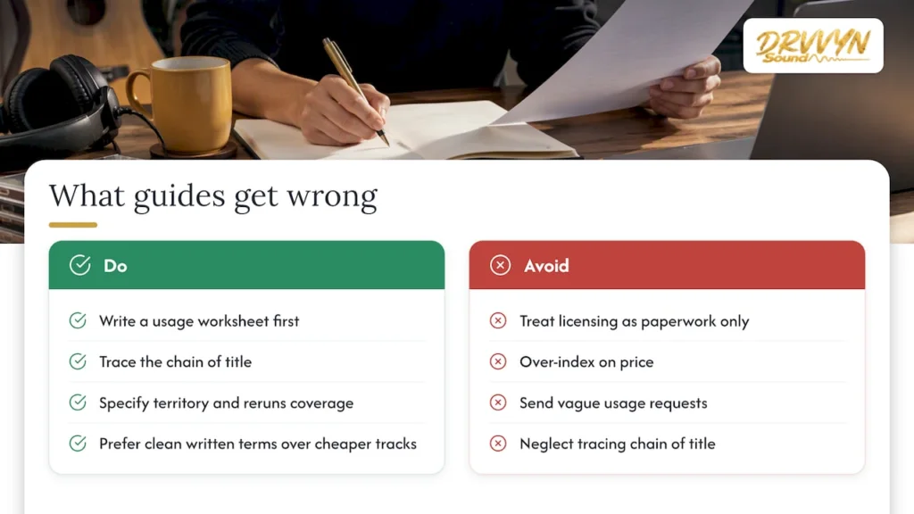 What most licensing guides get wrong — overview diagram